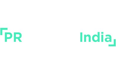 Logo for PR Moment India with plain white background