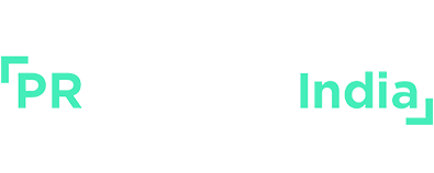Logo for PR Moment India with plain white background